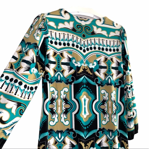 Beautiful boho beaded sheath dress, NWOT. - Picture 6 of 16